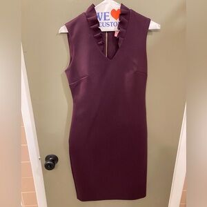 Calvin Klein Deep Purple Midi Dress